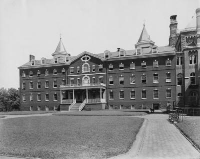 Old North in 1925, pictured from the south side. 