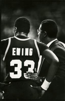 Ewing (33) is coached by John Thompson Jr.