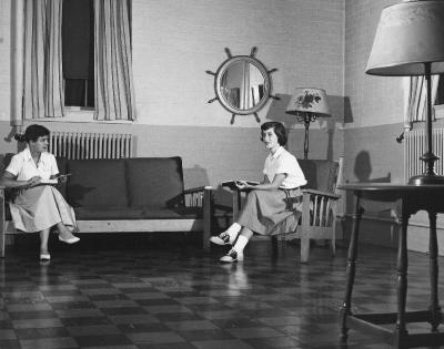 Lounge in Georgetown University's School of Nursing