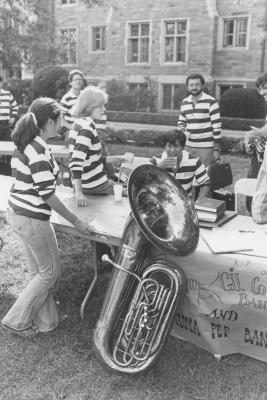 Georgetown Pep Band at CAB Fair